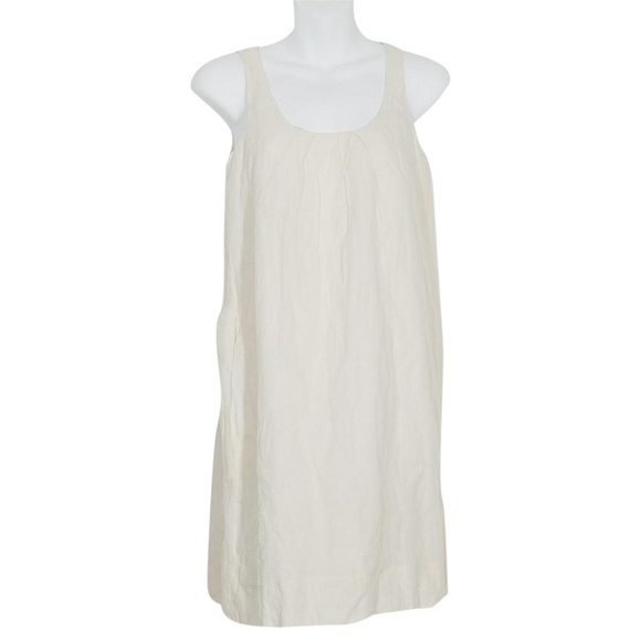 Bone Shadow Stripe Cotton Steel A-line Dress PP